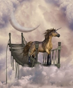 Unicorn on Bridge