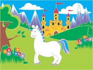 unicorn and castle