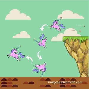 Unicorn Facts - Unicorn Jumps off Cliff