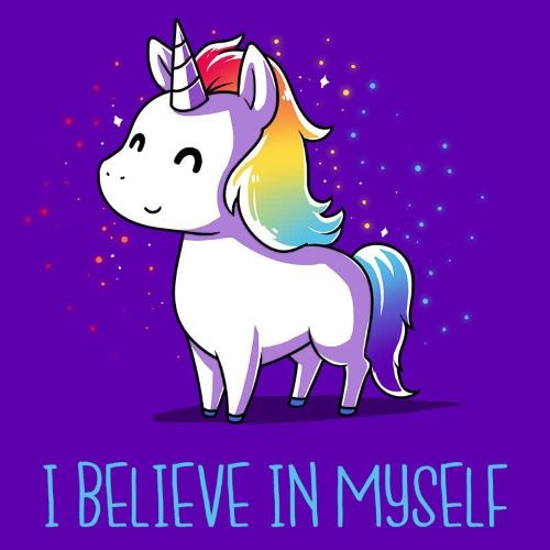 Cute Unicorn Pictures - Believe in Myself Unicorn