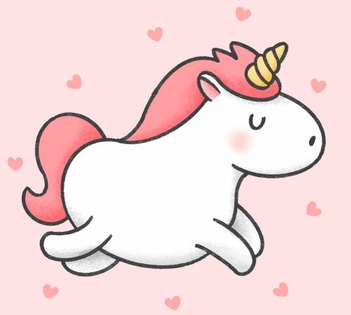 Cute Unicorn Pictures - Cute Chubby Unicorn