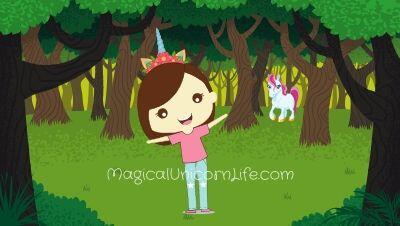 How to Celebrate National Unicorn Day - Girl in Forest