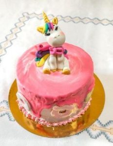 Unicorn Figurine Cake