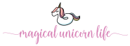 magical unicorn life logo