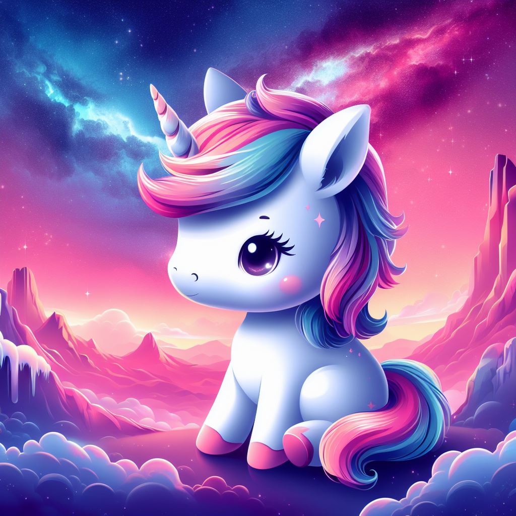 Cute Cosmic Unicorn